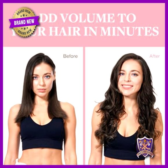 18 Inch Clip-In Human Hair Extensions 120g 7 Pieces Smooth Heat Stylable main image 6